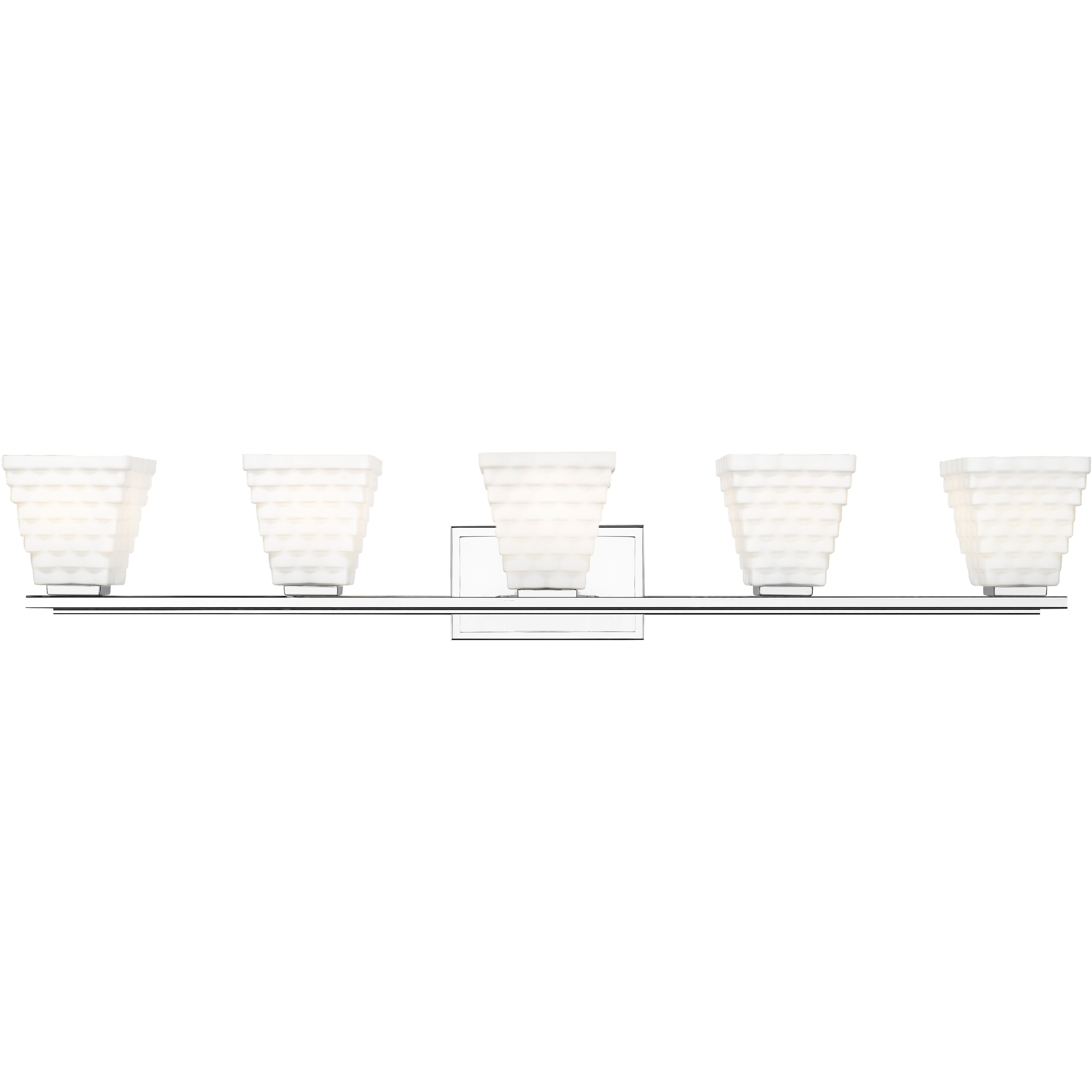 Annalise 5 Light 42 inch Chrome Vanity Wall Light