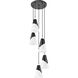 Aimie 5 Light 12 inch Matte Black Chandelier Ceiling Light