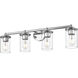 Thayer 4 Light 30.75 inch Chrome Vanity Wall Light