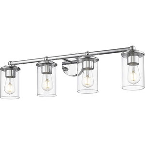 Thayer 4 Light 30.75 inch Chrome Vanity Wall Light