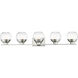 Osono LED 41.1 inch Brushed Nickel Vanity Wall Light