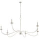Arrington 6 Light 63 inch Polished Nickel Chandelier Ceiling Light