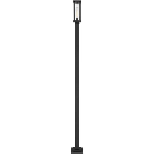 Glenwood 1 Light 109 inch Black Outdoor Post Mounted Fixture