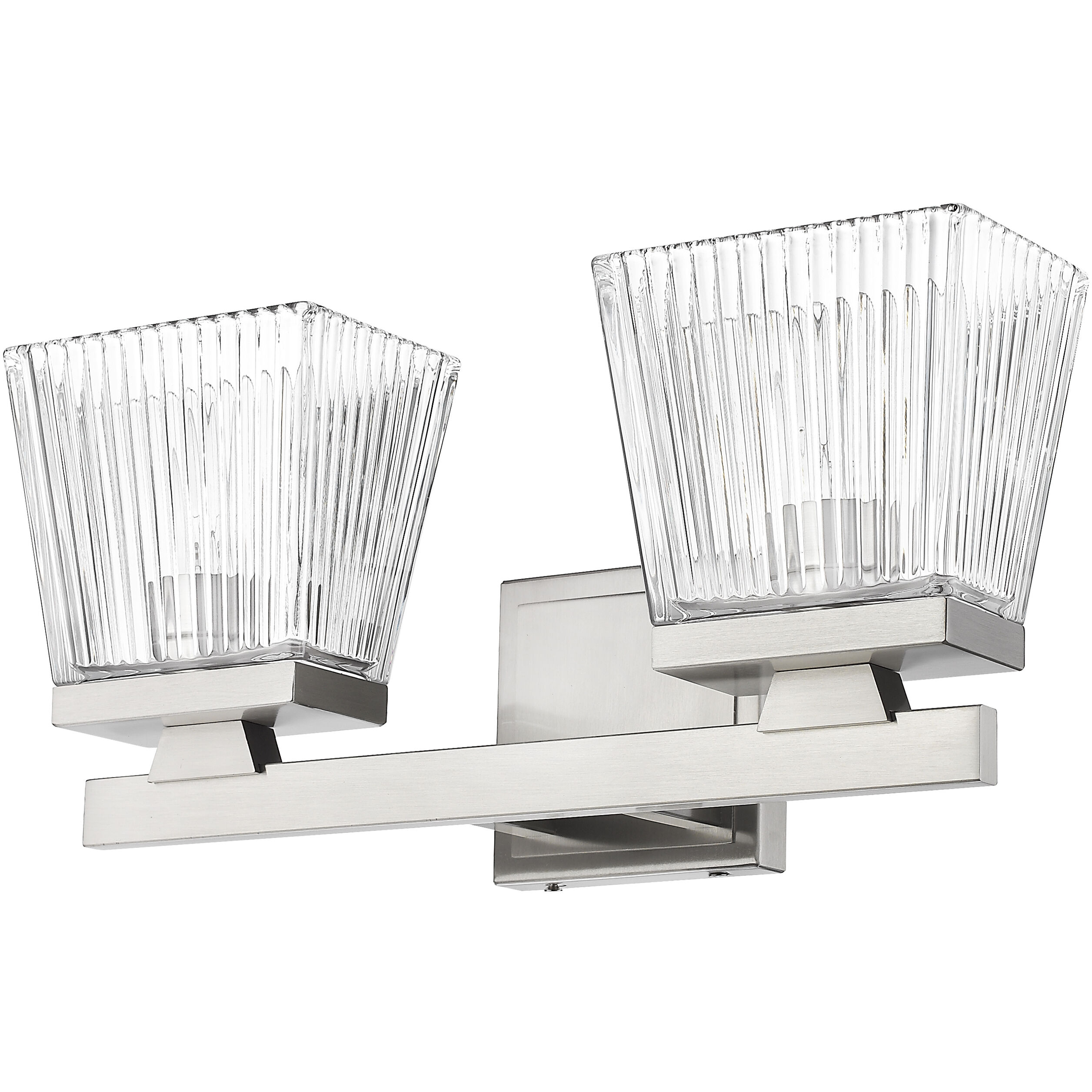 Astor 2 Light 16 inch Brushed Nickel Vanity Wall Light