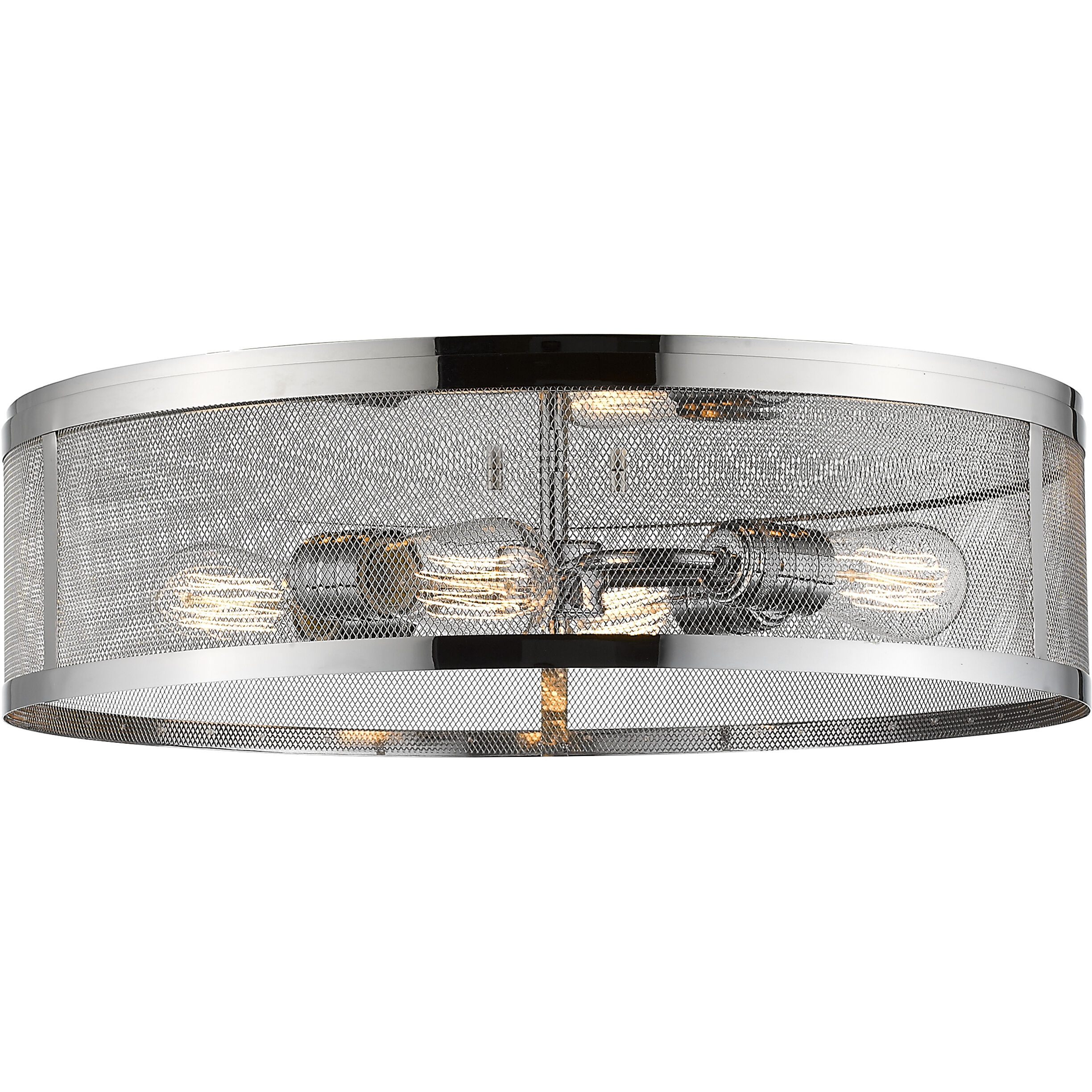 Meshsmith 4 Light 21.13 inch Flush Mount