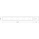 Kube 5 Light 39.5 inch Matte Black and Brushed Nickel Vanity Wall Light
