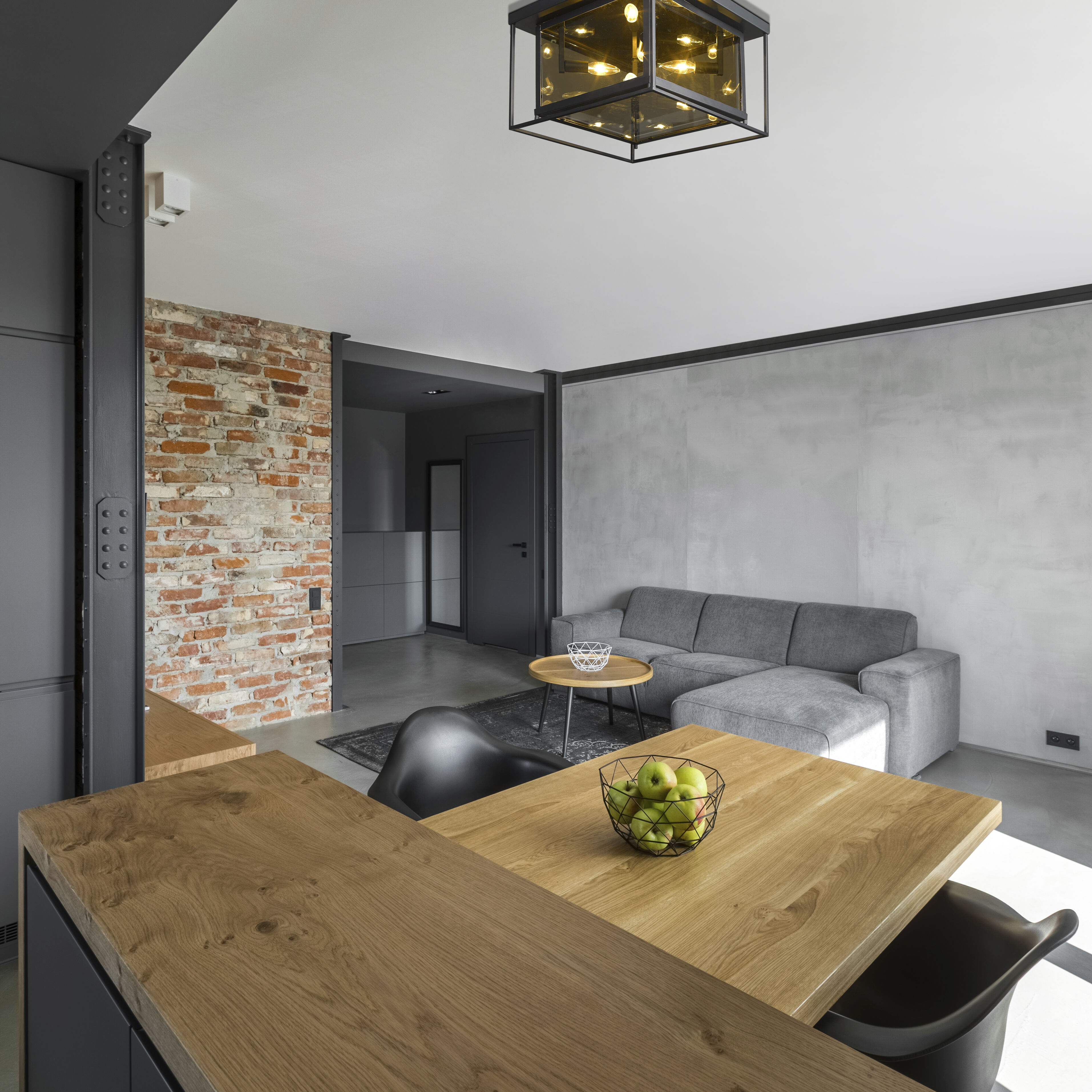 Infinity 4 Light 16 inch Misty Charcoal Flush Mount Ceiling Light