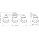 Vaughn 3 Light 22.5 inch Brushed Nickel Vanity Wall Light