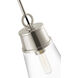 Wentworth 1 Light 7.5 inch Polished Nickel Pendant Ceiling Light