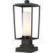 Sheridan 1 Light 19.75 inch Black Outdoor Pier Mounted Fixture