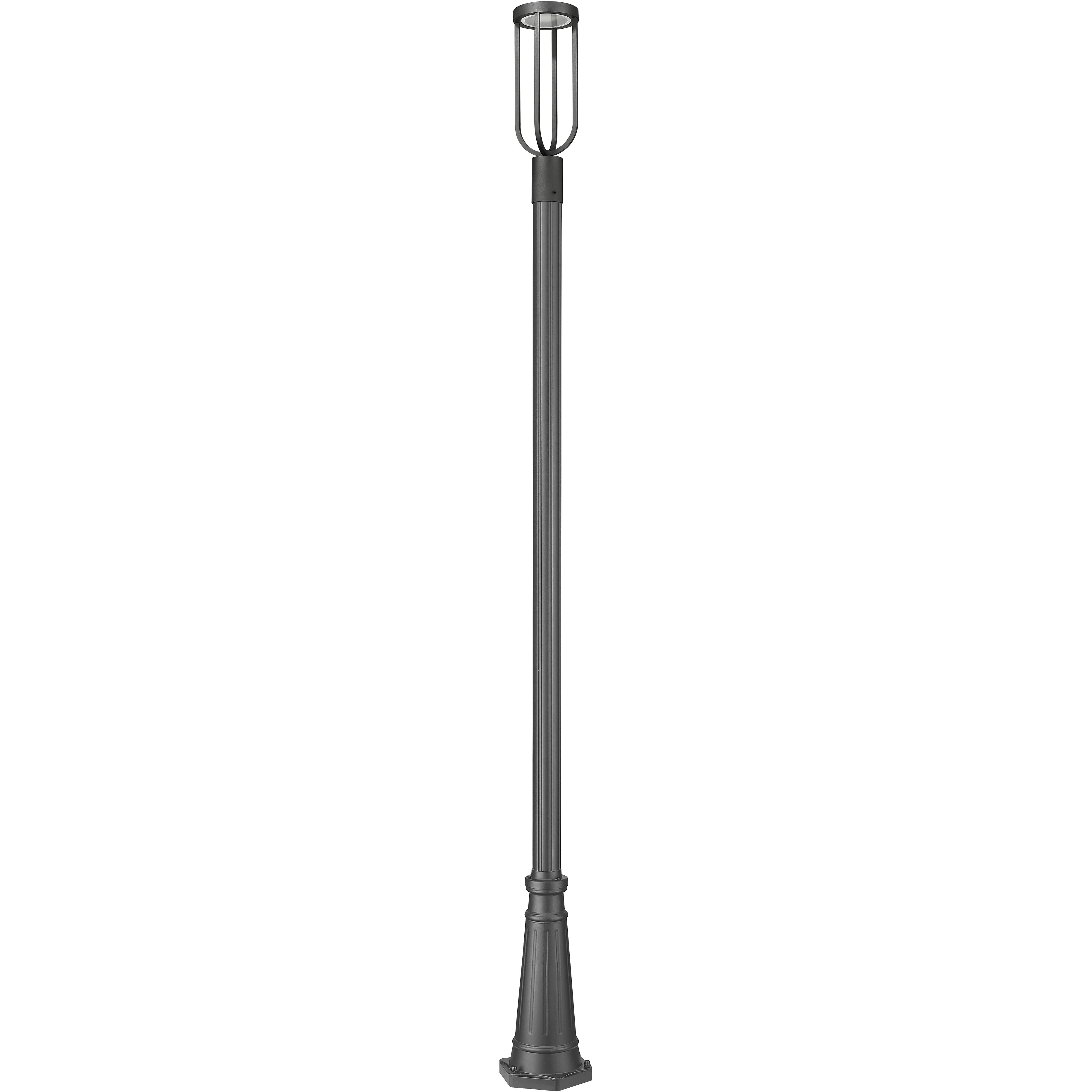 Leland LED 112.5 inch Sand Black Outdoor Post Mounted Fixture