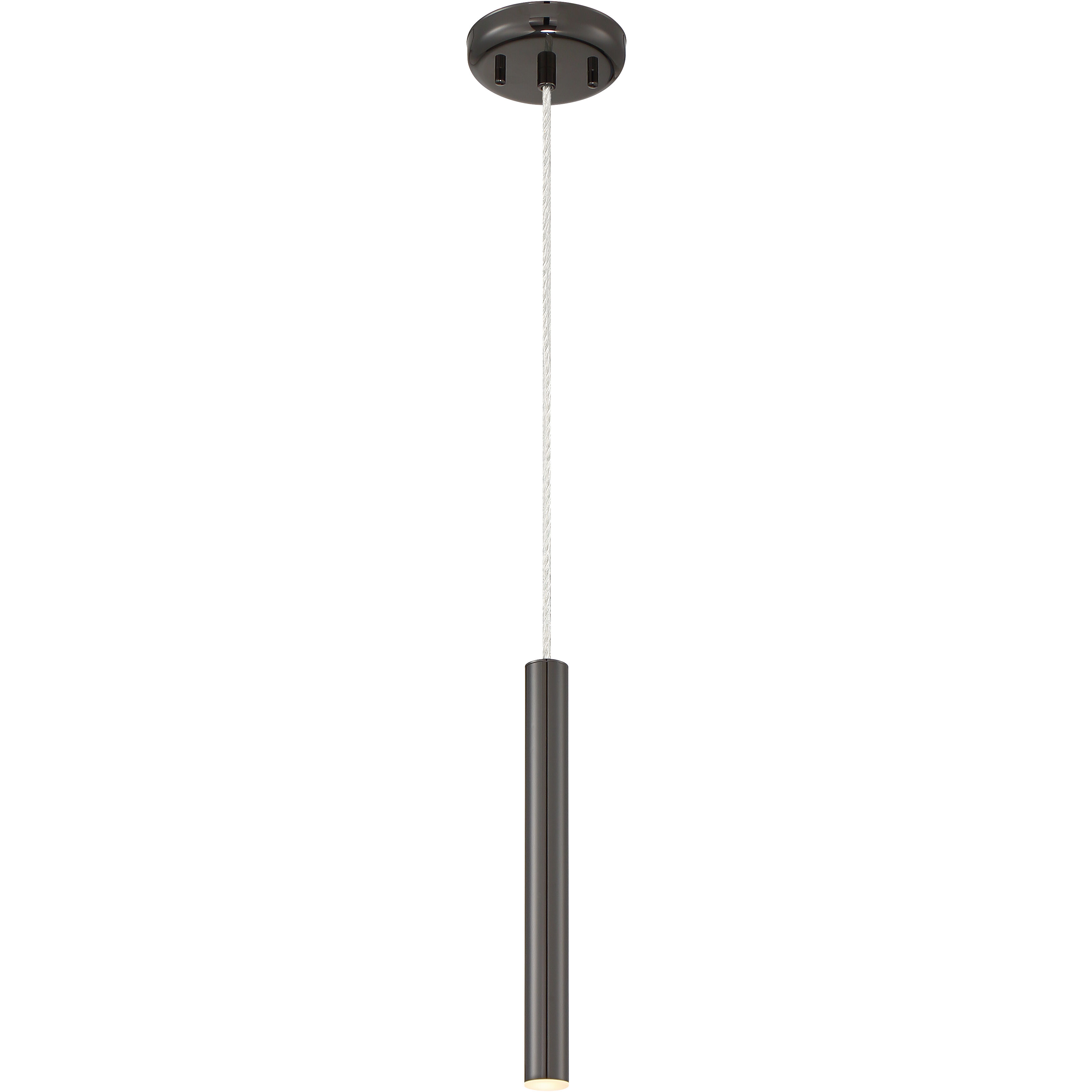 Forest LED 4.75 inch Pearl Black Pendant Ceiling Light in Pearl Black Steel