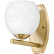 Colette 1 Light 6 inch Modern Gold Wall Sconce Wall Light