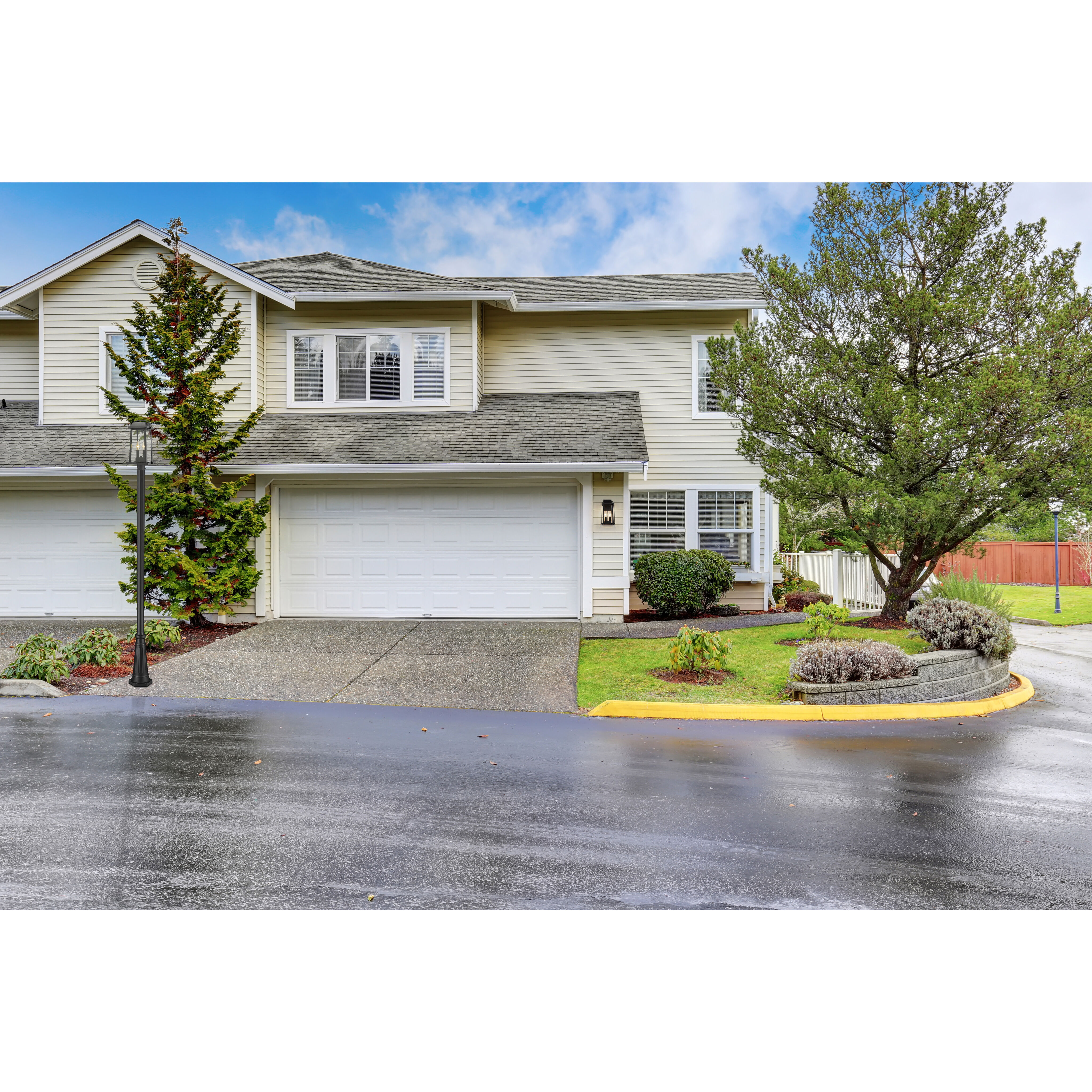 Millworks 2 Light 110.25 inch Black Outdoor Post Mounted Fixture