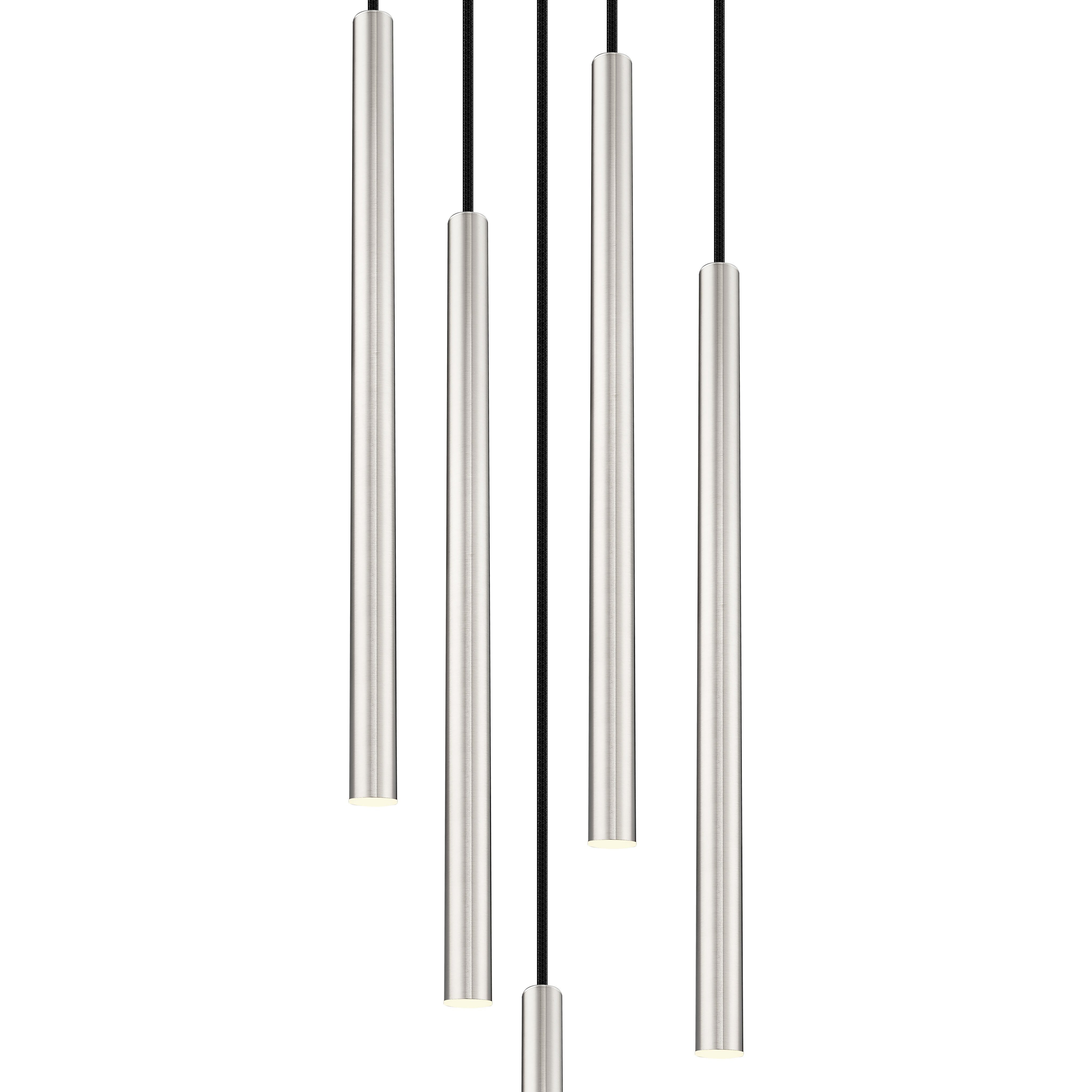 Forest LED 12 inch Brushed Nickel Chandelier Ceiling Light