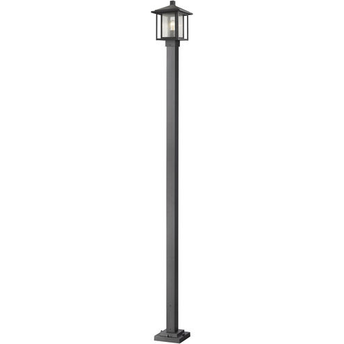 Aspen 1 Light 109.27 inch Black Outdoor Post Mounted Fixture