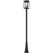 Hartwell 4 Light 116.75 inch Sand Black Outdoor Post Mounted Fixture