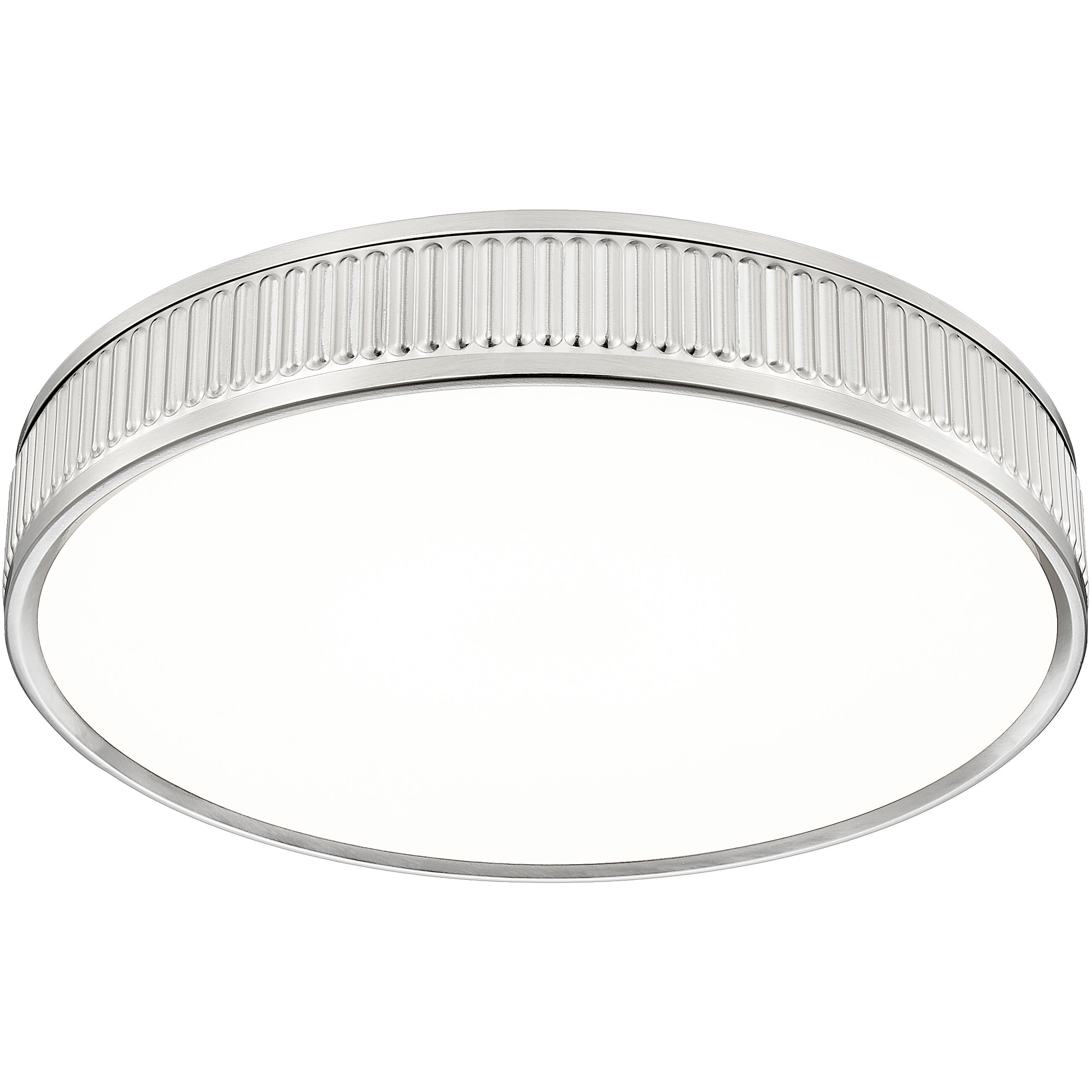 Stari LED 16.75 inch Brushed Nickel Flush Mount Ceiling Light