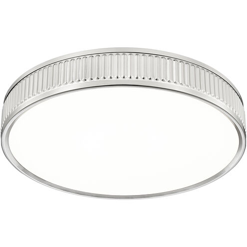 Stari LED 16.75 inch Brushed Nickel Flush Mount Ceiling Light
