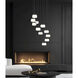 Renaud LED 28 inch Matte Black Chandelier Ceiling Light