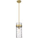 Fontaine 1 Light 6.5 inch Rubbed Brass Pendant Ceiling Light in Rubbed Bronze