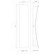 Landrum LED 24 inch Black Outdoor Wall Light