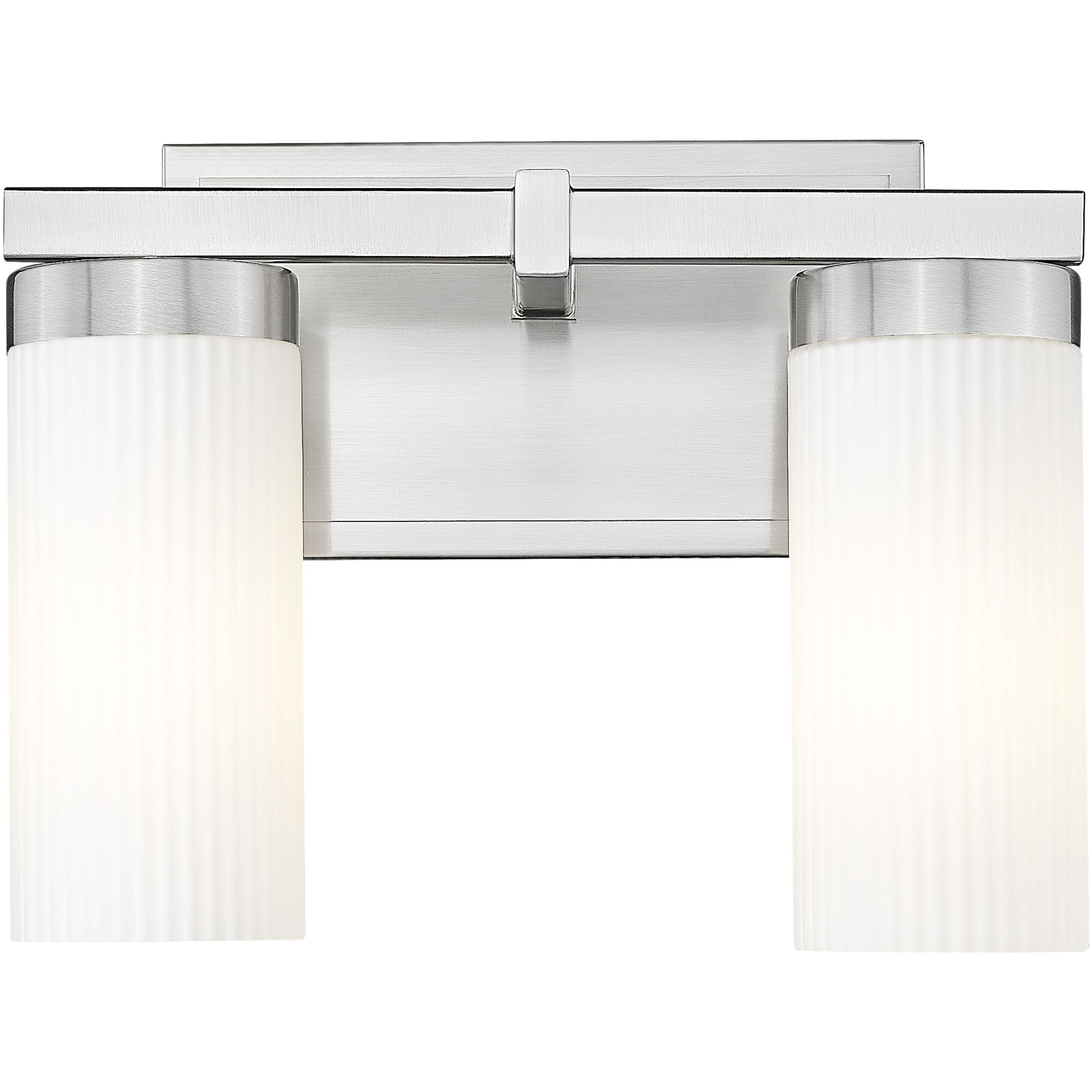 Danica 2 Light 11.75 inch Brushed Nickel Bath Vanity Light Wall Light