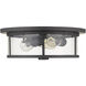 Savannah 3 Light 15.75 inch Bronze Flush Mount Ceiling Light