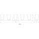 Darcy 5 Light 38 inch Chrome Vanity Wall Light