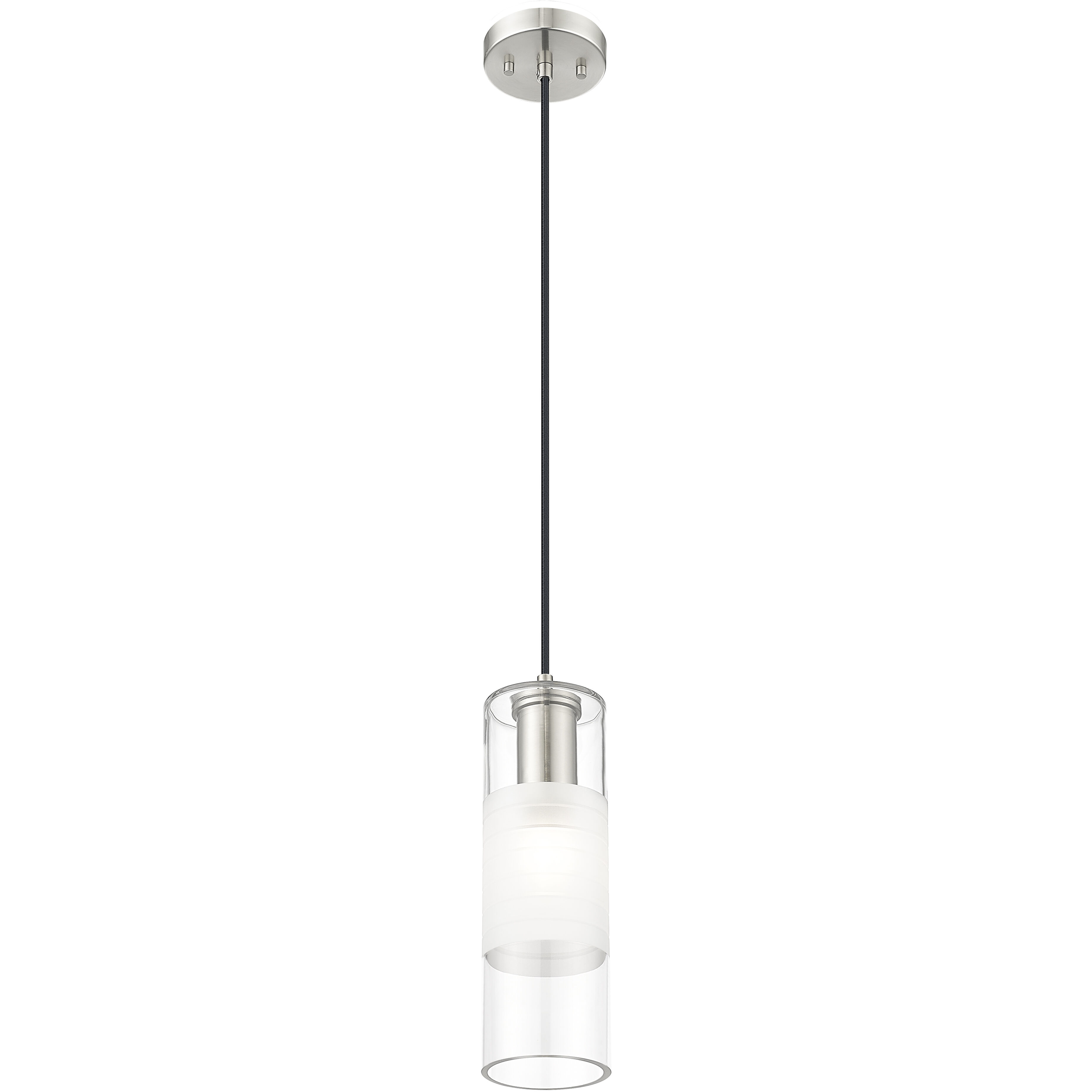 Alton 1 Light 4.75 inch Brushed Nickel Pendant Ceiling Light