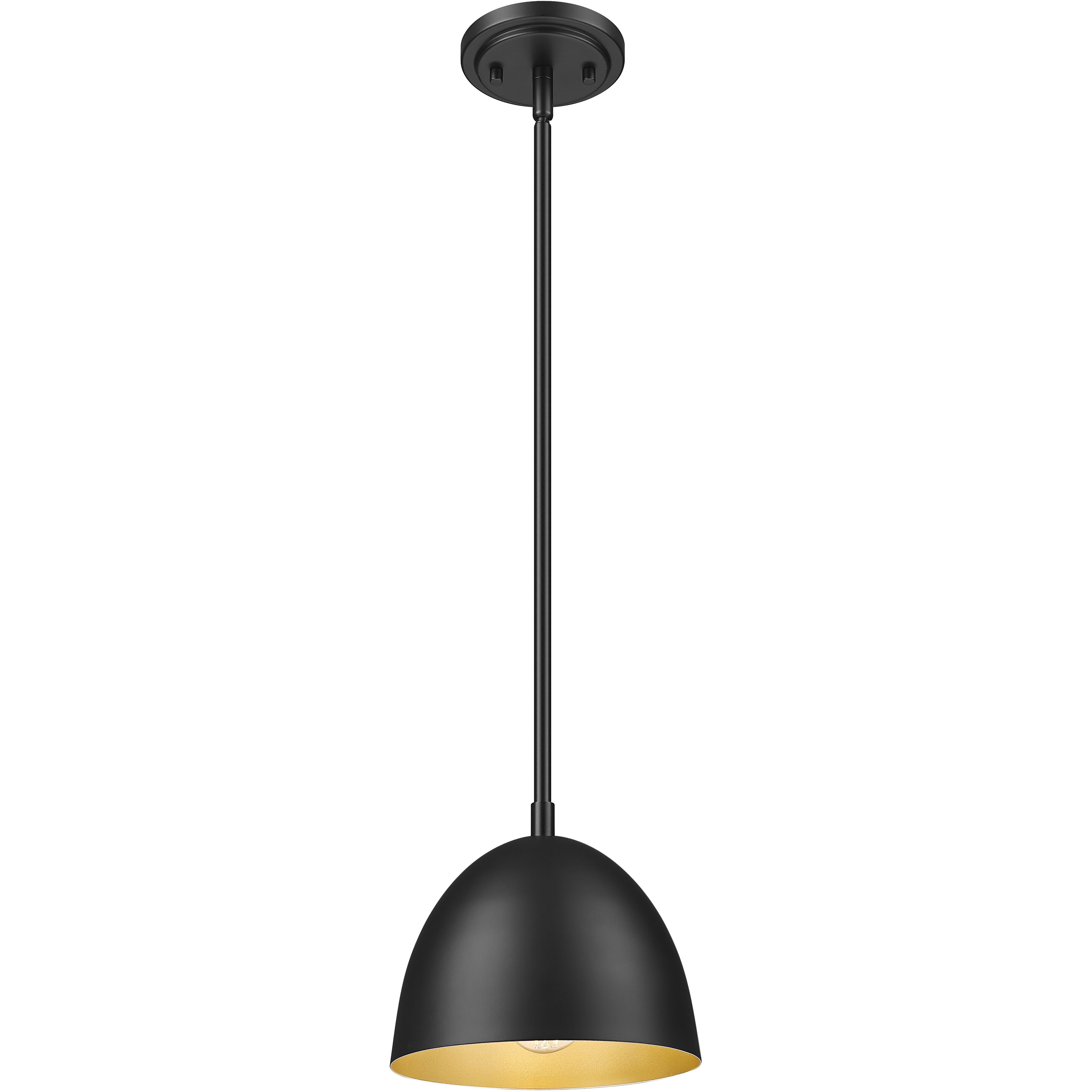 Vega Pendant Ceiling Light in Matte Black