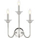 Allistair Wall Sconce Wall Light in Polished Nickel
