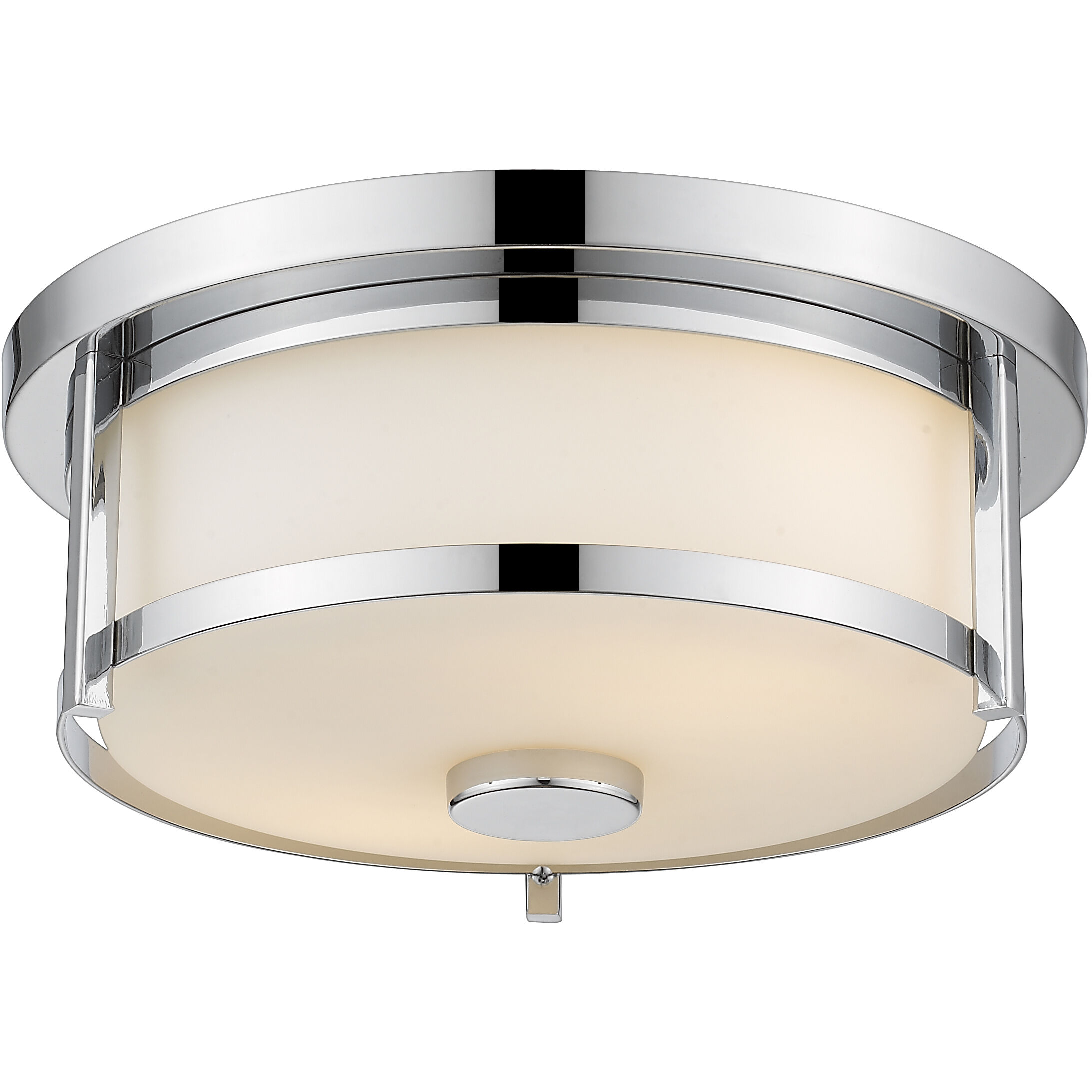 Savannah 2 Light 11 inch Chrome Flush Mount Ceiling Light