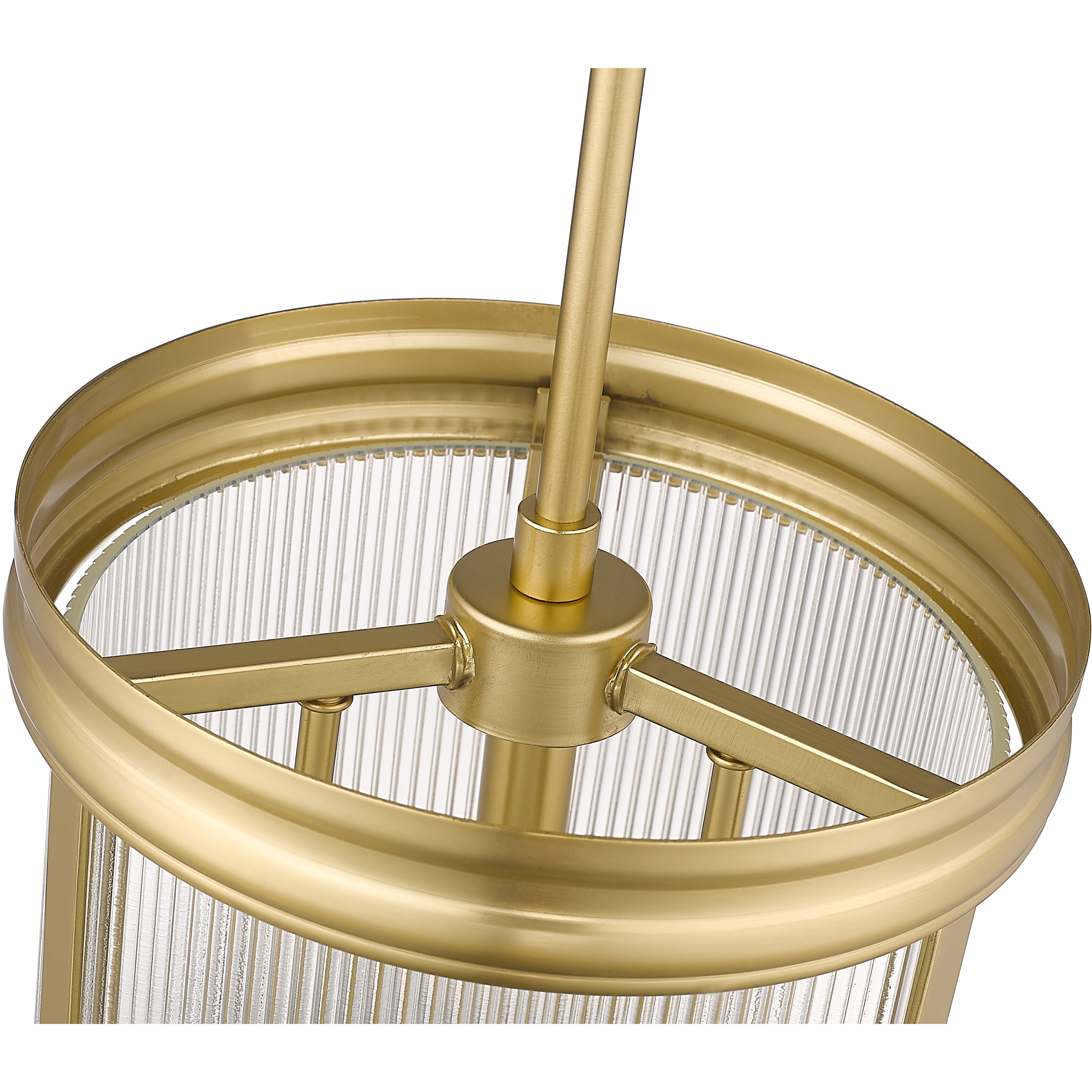 Carnaby 3 Light 10 inch Modern Gold Pendant Ceiling Light