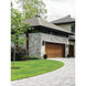 Lucian 2 Light 21.5 inch Black Outdoor Wall Light