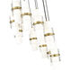 Cayden 11 Light 24 inch Modern Gold Chandelier Ceiling Light