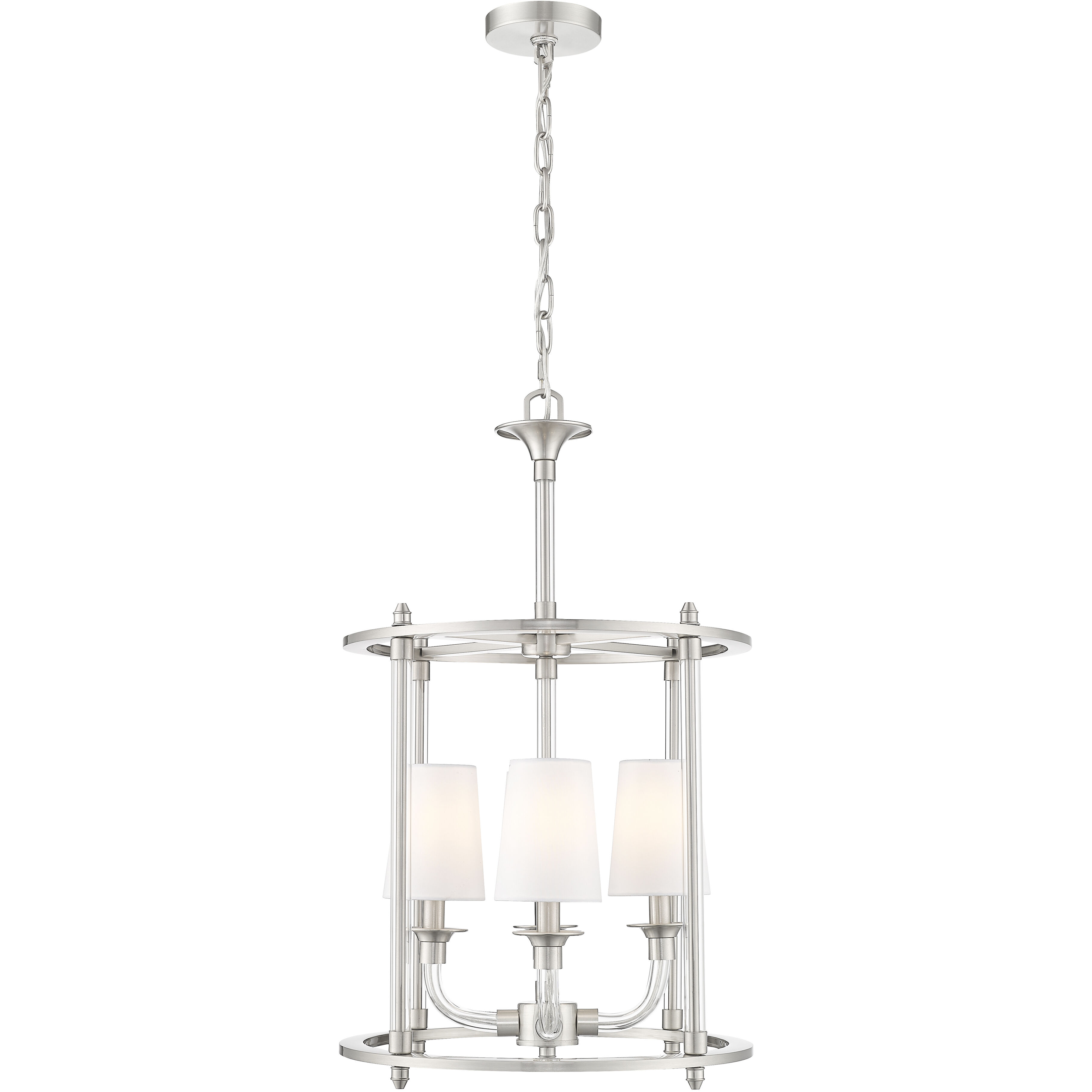 Katerina 4 Light 16 inch Brushed Nickel Chandelier Ceiling Light