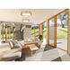 Kawan LED 16 inch Modern Gold Flush Mount Ceiling Light