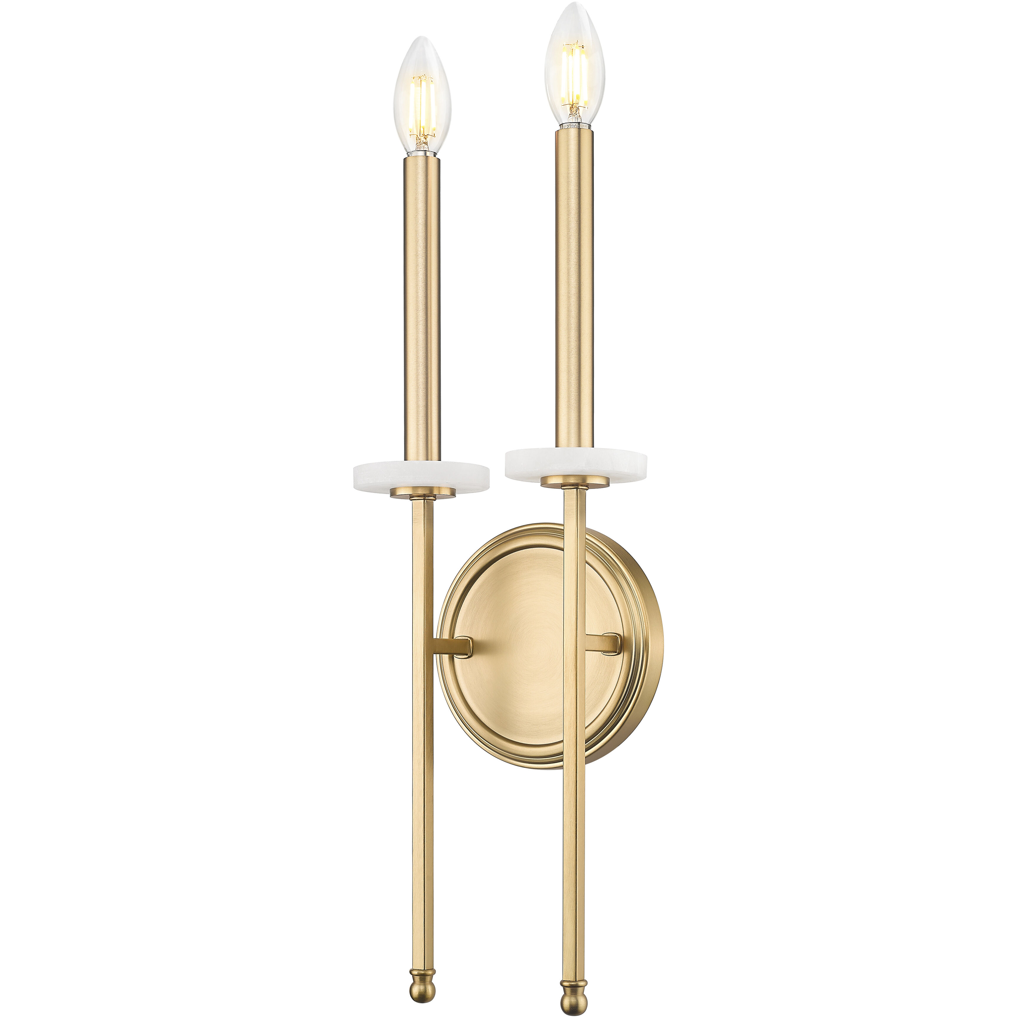 Gaultier Wall Sconce Wall Light in Modern Gold