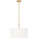 Linden LED 18 inch Modern Gold Pendant Ceiling Light