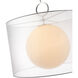 Arosia 1 Light 24 inch Chrome Pendant Ceiling Light