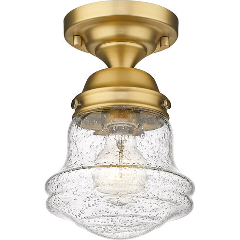 Vaughn 1 Light 6 inch Heritage Brass Flush Mount Ceiling Light