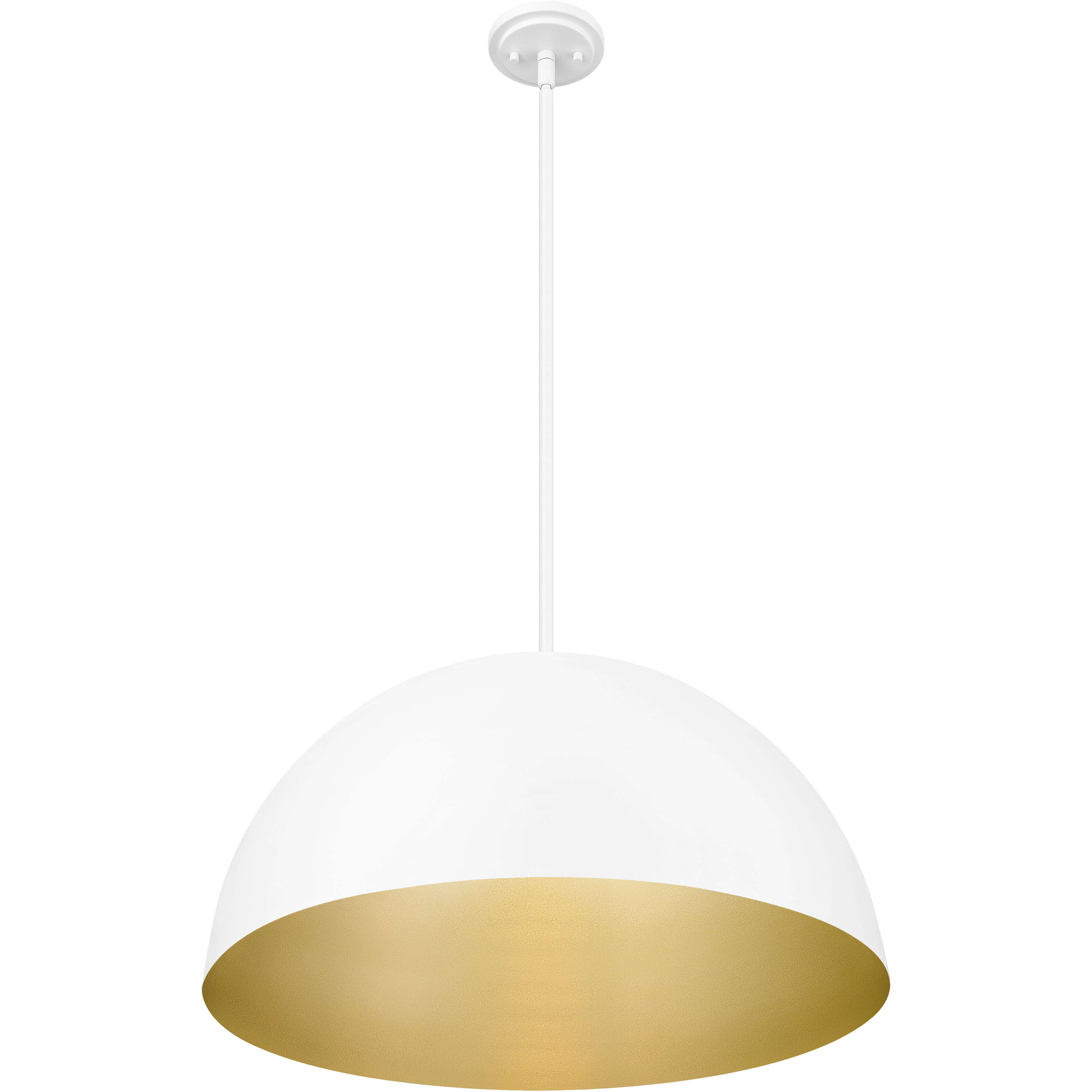 Vega Pendant Ceiling Light in Matte White