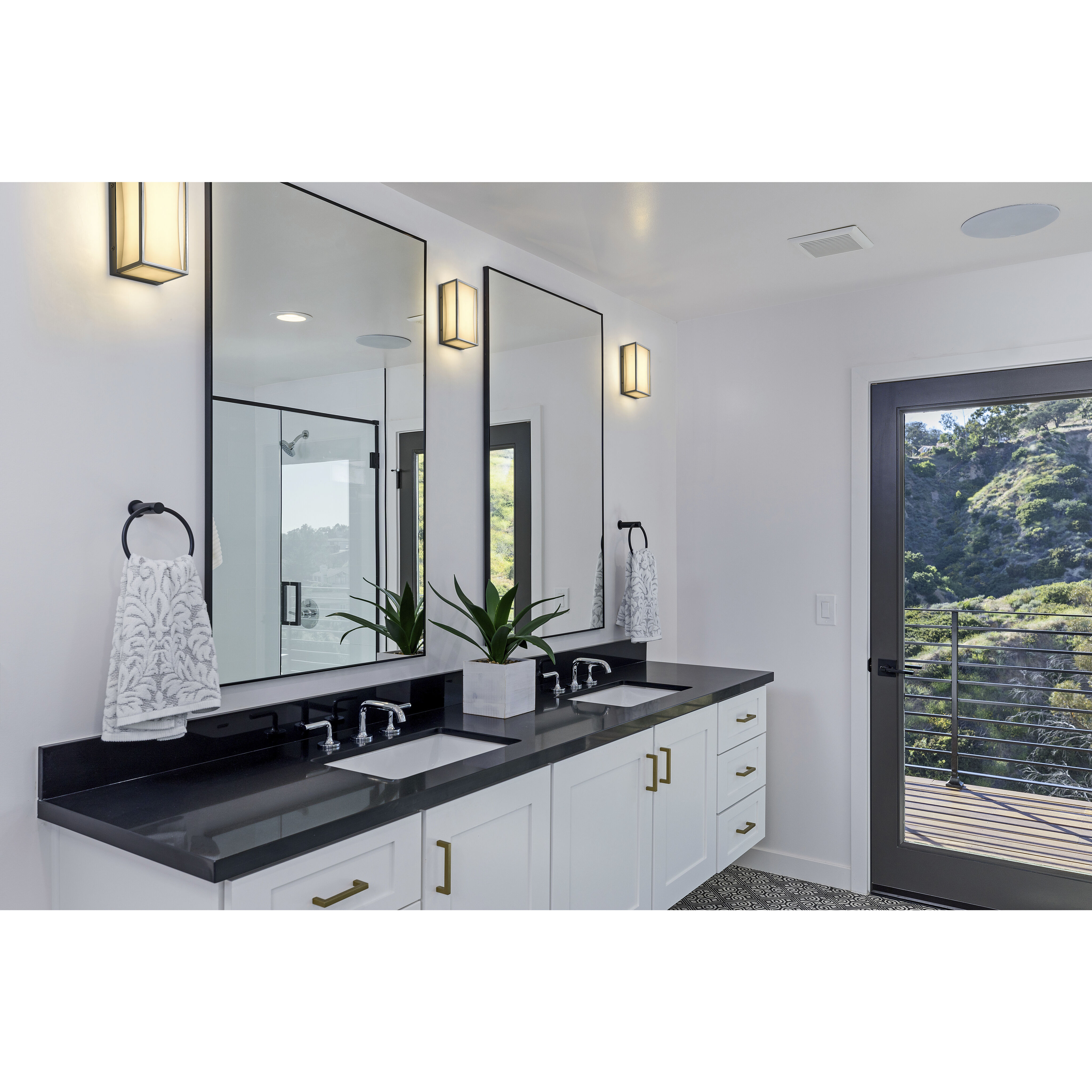 Baden LED 10 inch Chrome Vanity Wall Light