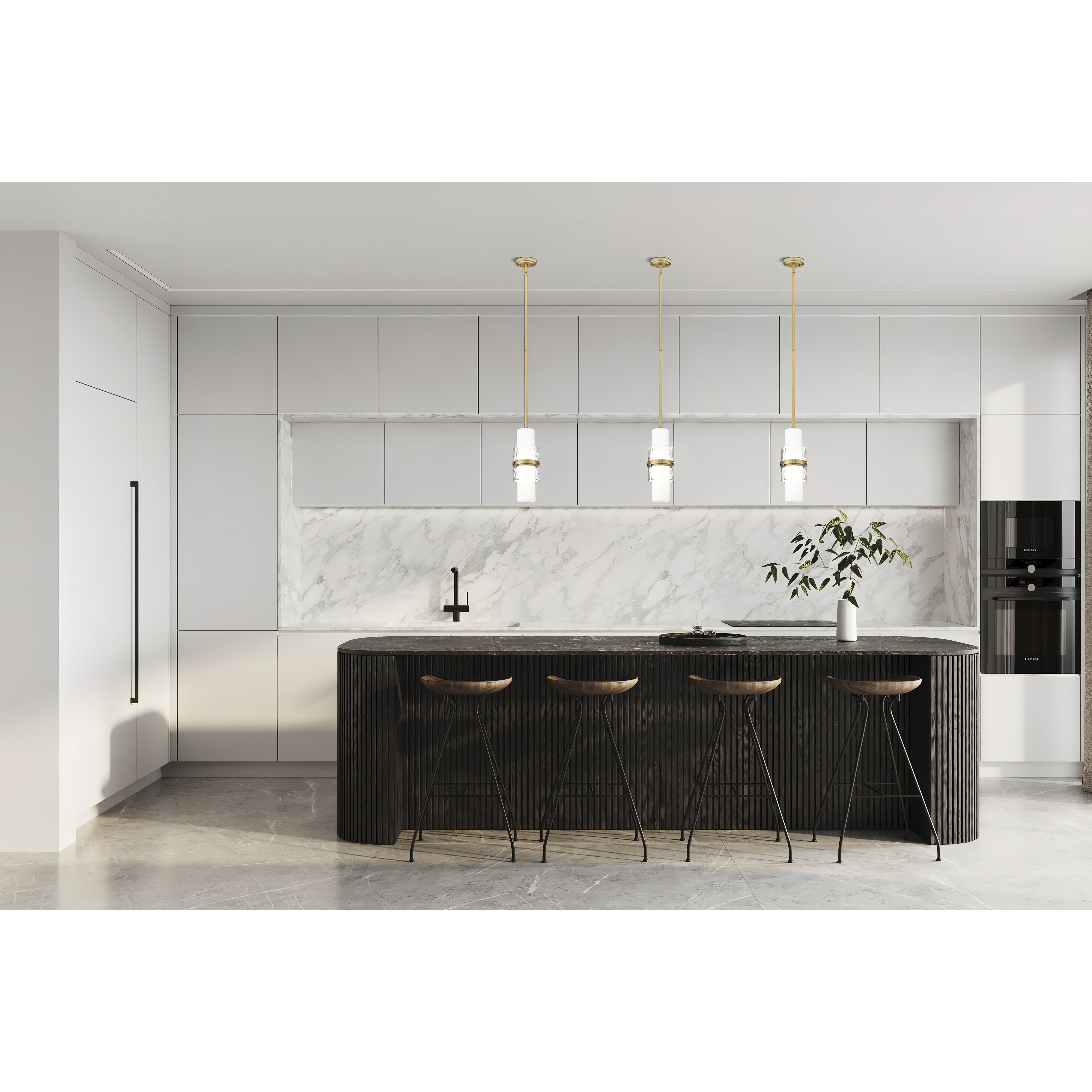 Cayden 1 Light 6.5 inch Modern Gold Pendant Ceiling Light