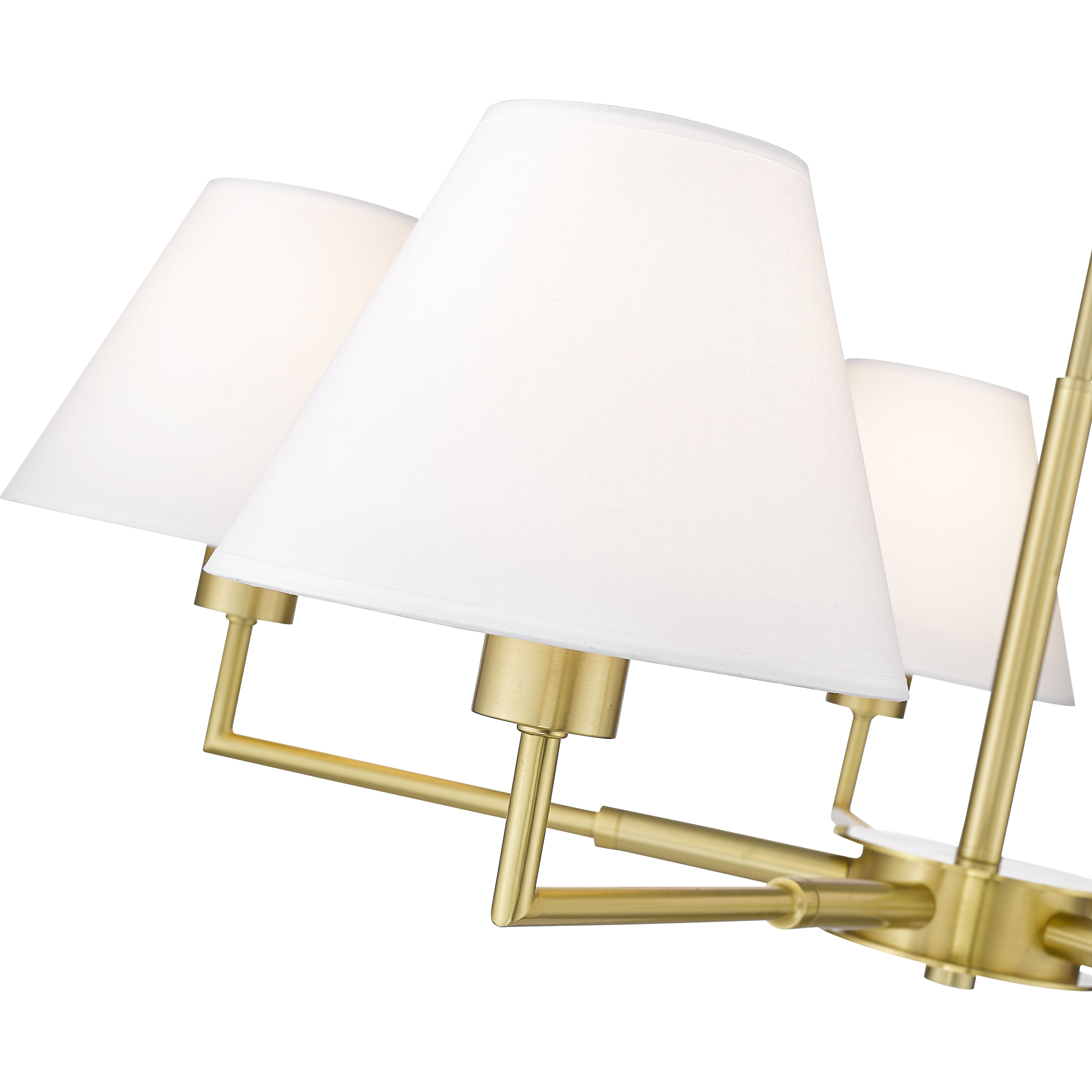 Leila 5 Light 34 inch Luxe Gold Chandelier Ceiling Light
