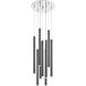 Forest LED 16 inch Chrome Chandelier Ceiling Light