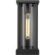 Glenwood 1 Light 12.5 inch Black Outdoor Wall Light