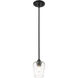 Joliet 1 Light 5.5 inch Matte Black Pendant Ceiling Light