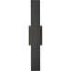 Stylet LED 24 inch Sand Black Outdoor Wall Light